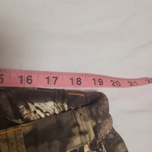 Field & Stream Camo Pants Mens XL Mossy Oak Cargo Twill Utility Camping Hunting - Picture 9 of 13